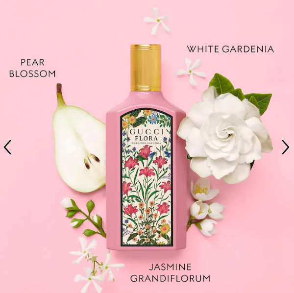 Gucci Flora Gorgeous Gardenia Eau de Parfum with Pear and Brown Suga